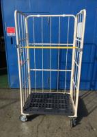 【販売終了】【アウトレット】カゴ台車　W850×D650×H1700　マキテック製