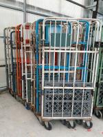 【販売終了】【中古訳あり品】カゴ台車　W850×D600×H1700