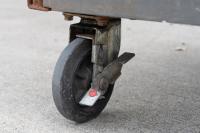 【販売終了】【中古】カゴ台車　W800×D600×H1700　ブルー