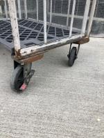 【販売終了】【中古】カゴ台車　W850×D600×H1700
