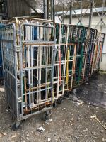 【販売終了】【中古】カゴ台車　W850×D650×H1700【引取限定商品】