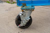 【販売終了】【美品中古】カゴ台車　W1100×D800×H2000　ブルー【台数割引あり】