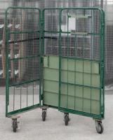 【販売終了】【中古】カゴ台車　W1100×D800×H1700　床板鉄製【引取限定商品】【限定2台】