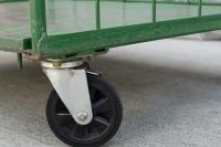 【販売終了】【中古】カゴ台車　W1100×D800×H1700　床板鉄製　メーカー混在