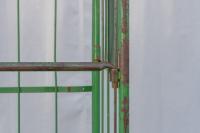 【販売終了】【中古】カゴ台車　W800×D600×H1700　床板鉄製【引取限定商品】