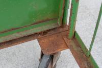 【販売終了】【中古】カゴ台車　W800×D600×H1700　床板鉄製【引取限定商品】