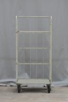 【販売終了】【中古】カゴ台車　W800×D600×H1700　床板鉄製