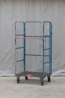 【販売終了】【中古】カゴ台車　W850×D650×H1700　メーカー・カラー混在