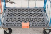 【販売終了】【中古】カゴ台車　W850×D650×H1700　メーカー・カラー混在