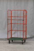 【販売終了】【中古】カゴ台車　W850×D650×H1700　メーカー・カラー混在