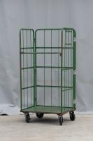 【販売終了】【中古】カゴ台車　W850×D650×H1700　床板鉄製　メーカー・カラー混在【限定2台！】