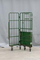 【販売終了】【中古】カゴ台車　W850×D650×H1700　床板鉄製　メーカー・カラー混在【限定2台！】