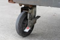 【販売終了】【中古】カゴ台車　W800×D600×H1700　ブルー