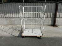 【販売終了】【中古】カゴ台車　W1100×D800×H1700　床板鉄製　メーカー混在