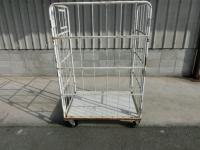 【販売終了】【中古】カゴ台車　W1100×D800×H1700　床板鉄製　メーカー混在