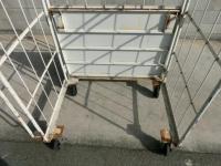 【販売終了】【中古】カゴ台車　W1100×D800×H1700　床板鉄製　メーカー混在