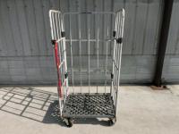 【販売終了】【中古】カゴ台車　W850×D650×H1700　メーカー混在【在庫残り1台！！】