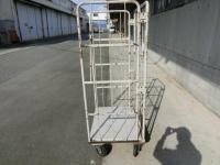 【販売終了】【中古】カゴ台車　W850×D650×H1700　床板鉄製　メーカー混在