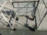 【販売終了】【中古】カゴ台車　W850×D650×H1700　床板鉄製　メーカー混在