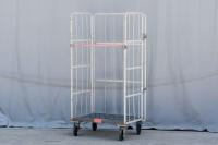 【販売終了】【中古】カゴ台車　W850×D650×H1700【引取限定商品】