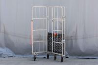 【販売終了】【中古】カゴ台車　W850×D650×H1700【引取限定商品】