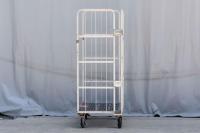 【販売終了】【中古】カゴ台車　W850×D650×H1700【引取限定商品】