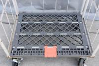 【販売終了】【中古】カゴ台車　W850×D650×H1700【引取限定商品】