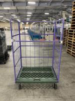 【販売終了】【中古】カゴ台車　W1100×D800×H1700　メーカー混在