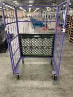 【販売終了】【中古】カゴ台車　W1100×D800×H1700　メーカー混在