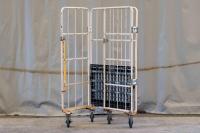 【販売終了】【中古】カゴ台車　W850×D650×H1700　メーカー混在