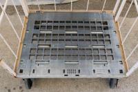 【販売終了】【中古】カゴ台車　W850×D650×H1700　メーカー混在