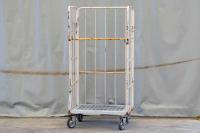 【販売終了】【中古】カゴ台車　W850×D650×H1700【引取限定商品】