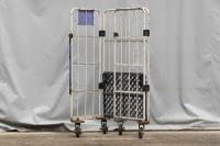 【販売終了】【中古】カゴ台車　W850×D650×H1700　メーカー混在