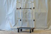 【販売終了】【中古】カゴ台車　W850×D600×H1700　メーカー混在