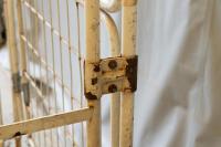 【販売終了】【中古】カゴ台車　W1100×D730×H1700【引取限定商品】