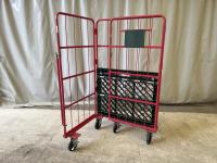 【販売終了】【中古】カゴ台車　W1000×D800×H1700【限定1台！】
