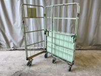 【販売終了】【中古】カゴ台車　W1100×D800×H1700　カラー混在