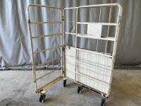 【販売終了】【中古】カゴ台車　W1100×D800×H1700　カラー混在