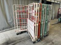 【販売終了】【中古】カゴ台車　W1100×D800×H1700　カラー混在