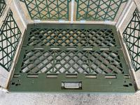 【販売終了】【中古】カゴ台車　W1100×D800×H1700　面材付き