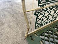 【販売終了】【中古】カゴ台車　W1100×D800×H1700　面材付き【引取限定商品】