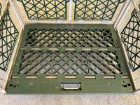 【販売終了】【中古】カゴ台車　W1100×D800×H1700　面材付き【引取限定商品】