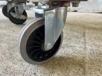 【販売終了】【中古】カゴ台車　W1100×D800×H1700　面材付き【引取限定商品】