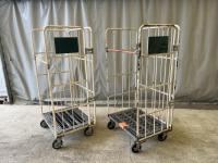 【販売終了】【中古】カゴ台車　W850×D650×H1700　メーカー混在