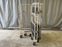 【販売終了】【中古】カゴ台車　W850×D650×H1700　メーカー混在