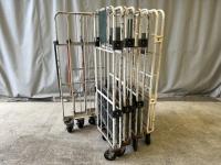 【販売終了】【中古】カゴ台車　W850×D600×H1700　床板樹脂・鉄混在