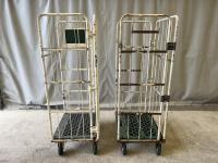 【販売終了】【中古】カゴ台車　W800×D600×H1700　ステーバー有り無し混在