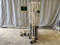 【販売終了】【中古】カゴ台車　W800×D600×H1700　ステーバー有り無し混在