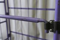 【中古】カゴ台車　パープル　W1100×D800×H1700　メーカー混在