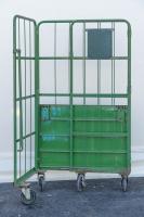 【販売終了】【美品中古】カゴ台車　W990×D700×H1750　床板鉄製【限定1台】